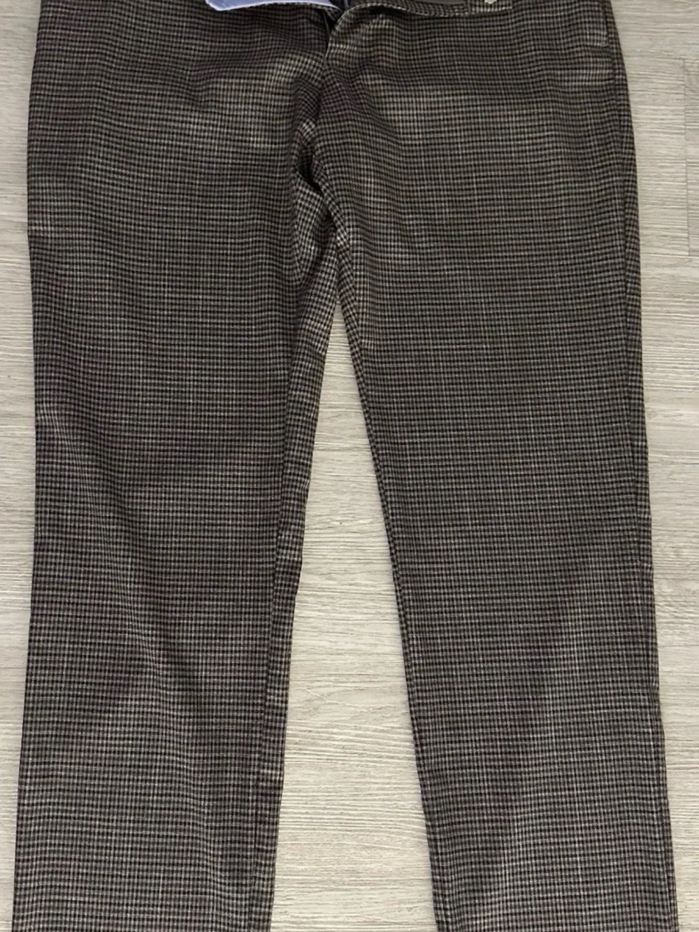 Tommy Hilfiger Brown & Black Micro-Check Chinos